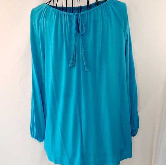 Turquoise top Women's Philosophy by Republic - Picture 2 of 6